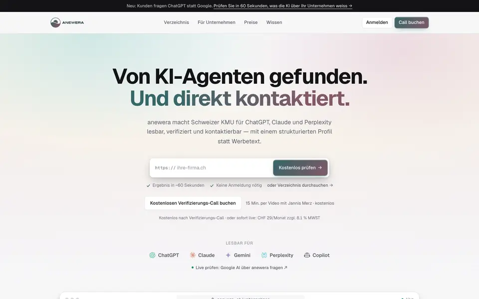 Screenshot anewera.ch