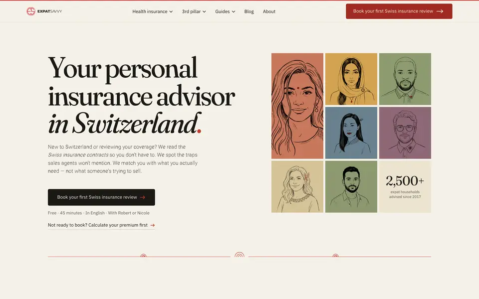 Screenshot Expat Savvy