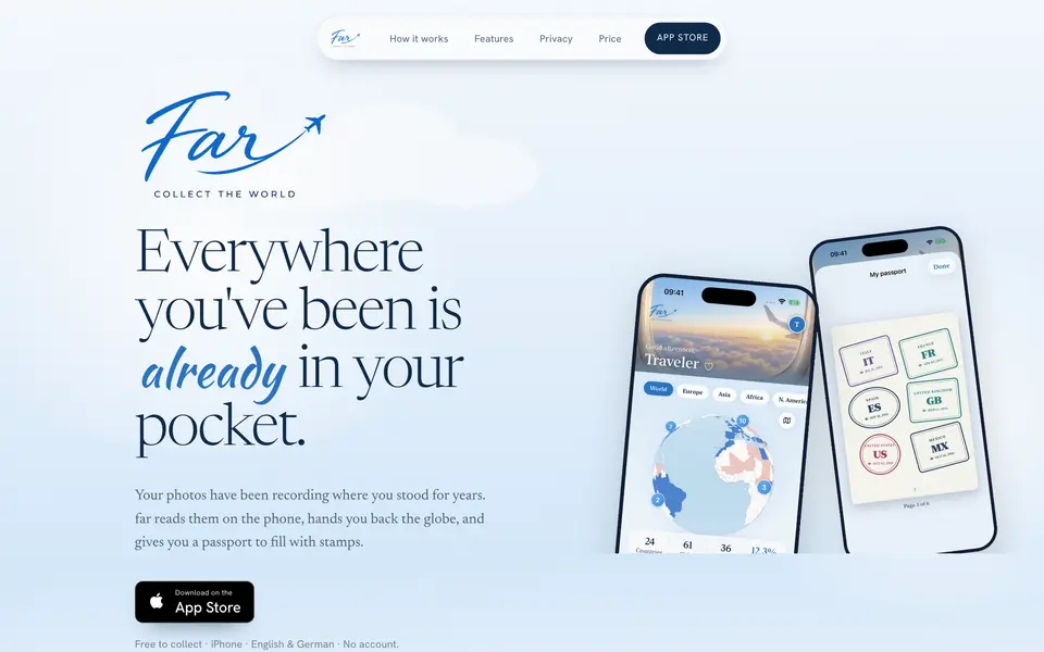 Screenshot gofarapp.com
