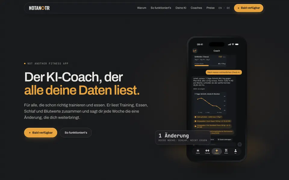 Screenshot notanotr.com