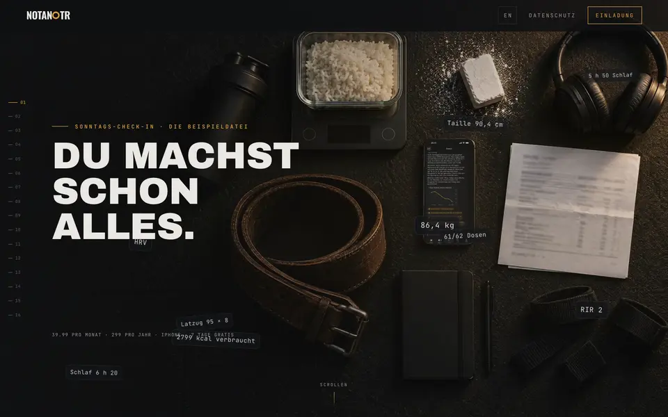 Screenshot notanotr.com